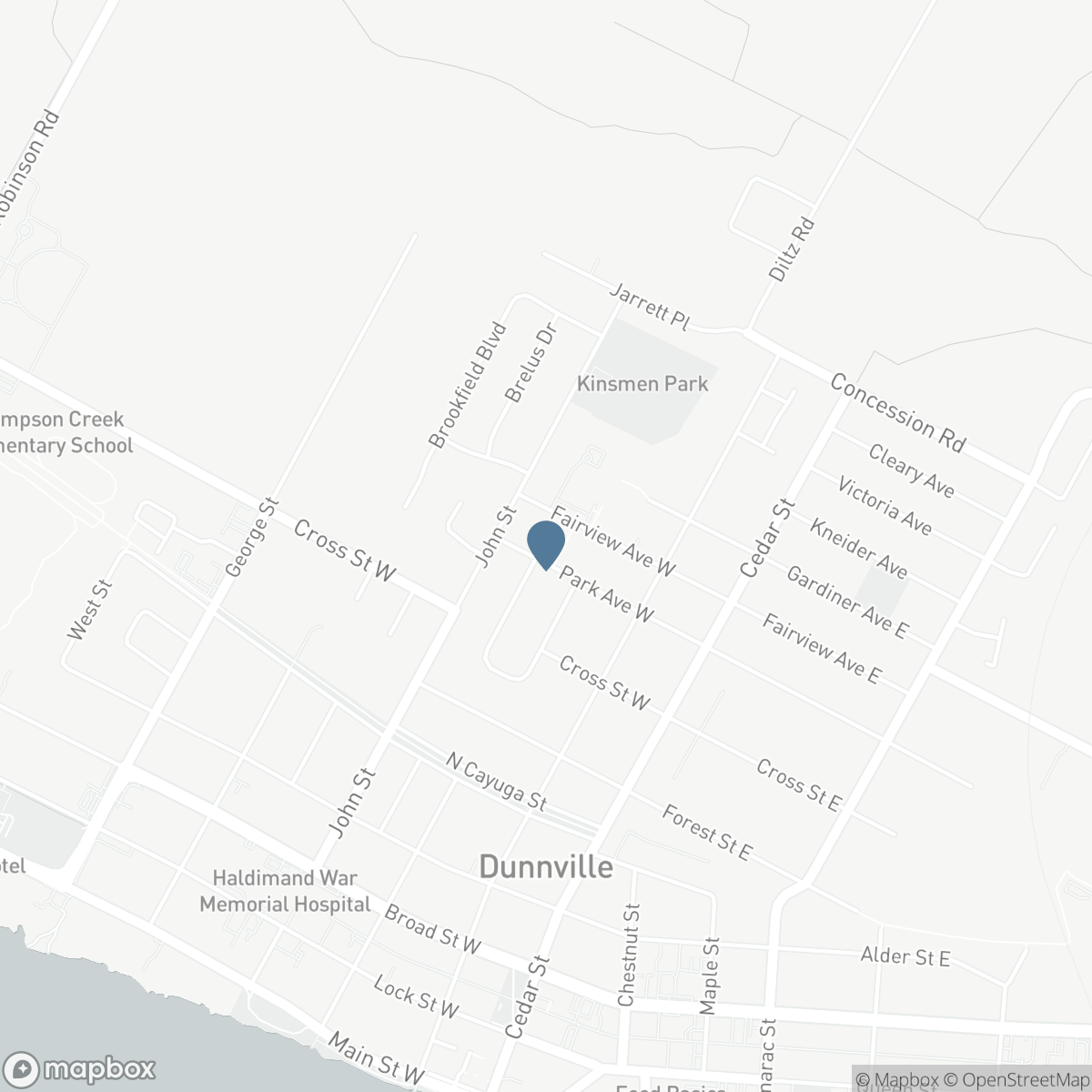 315 PARK AVENUE W, Dunnville, Ontario N1A 1M7